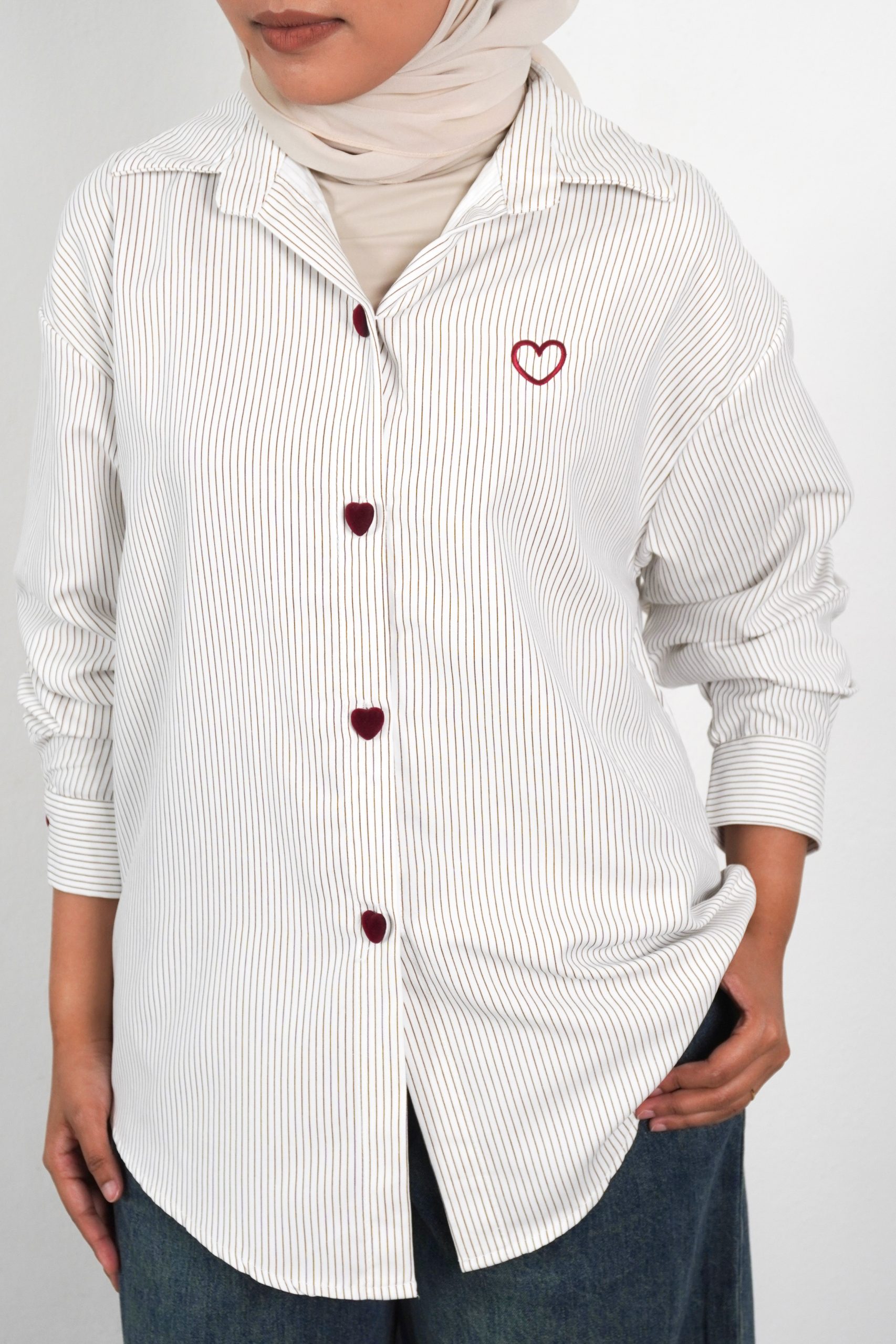 Silken Stripe Shirt - Image 9