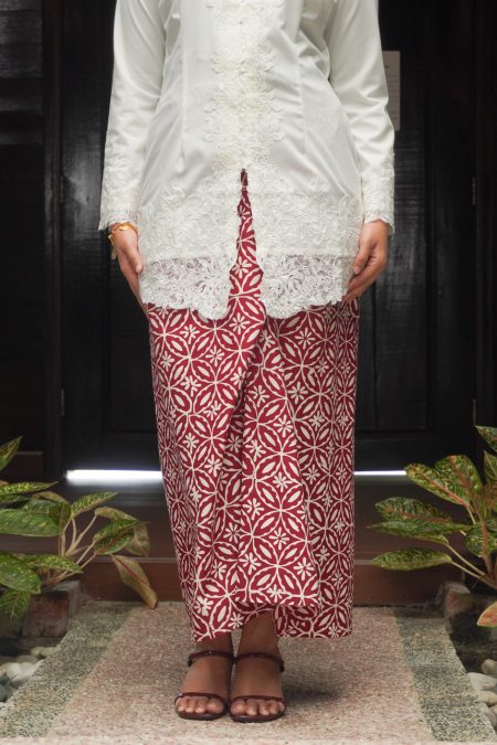 Pareo Velora Geo in Maroon