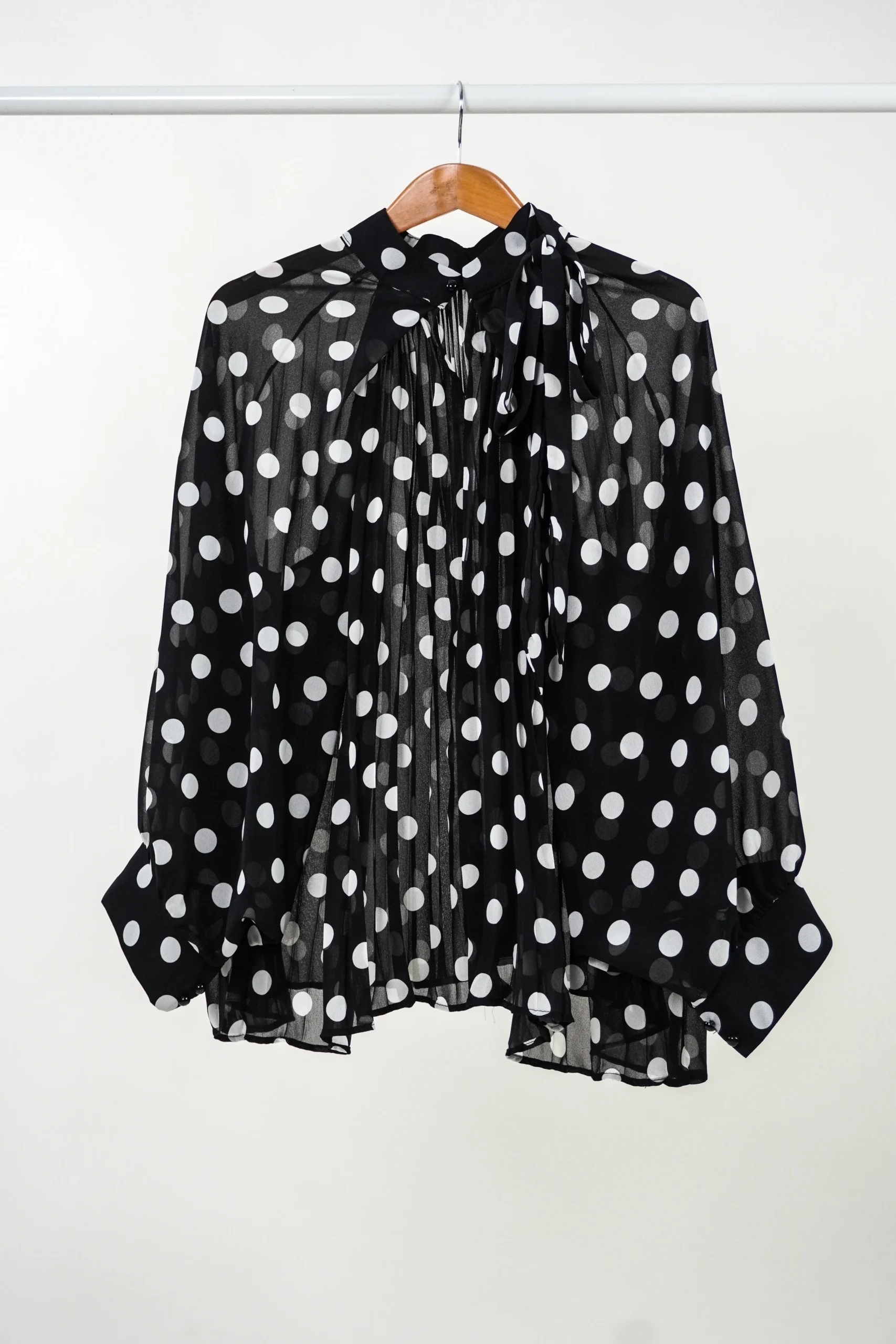 Monochrome Dot Blouse - Image 5