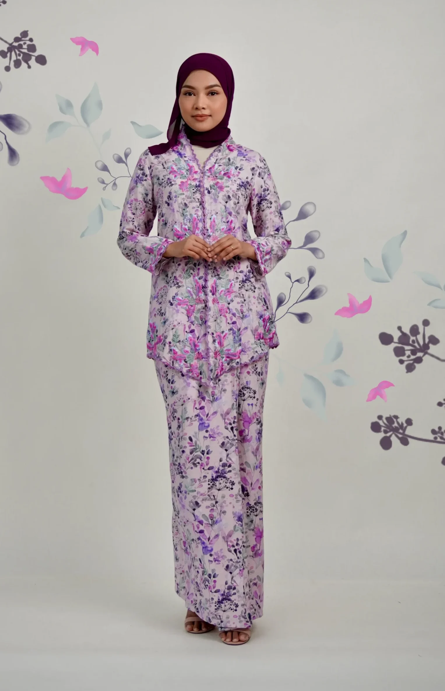 Khalishah Blush Kebaya