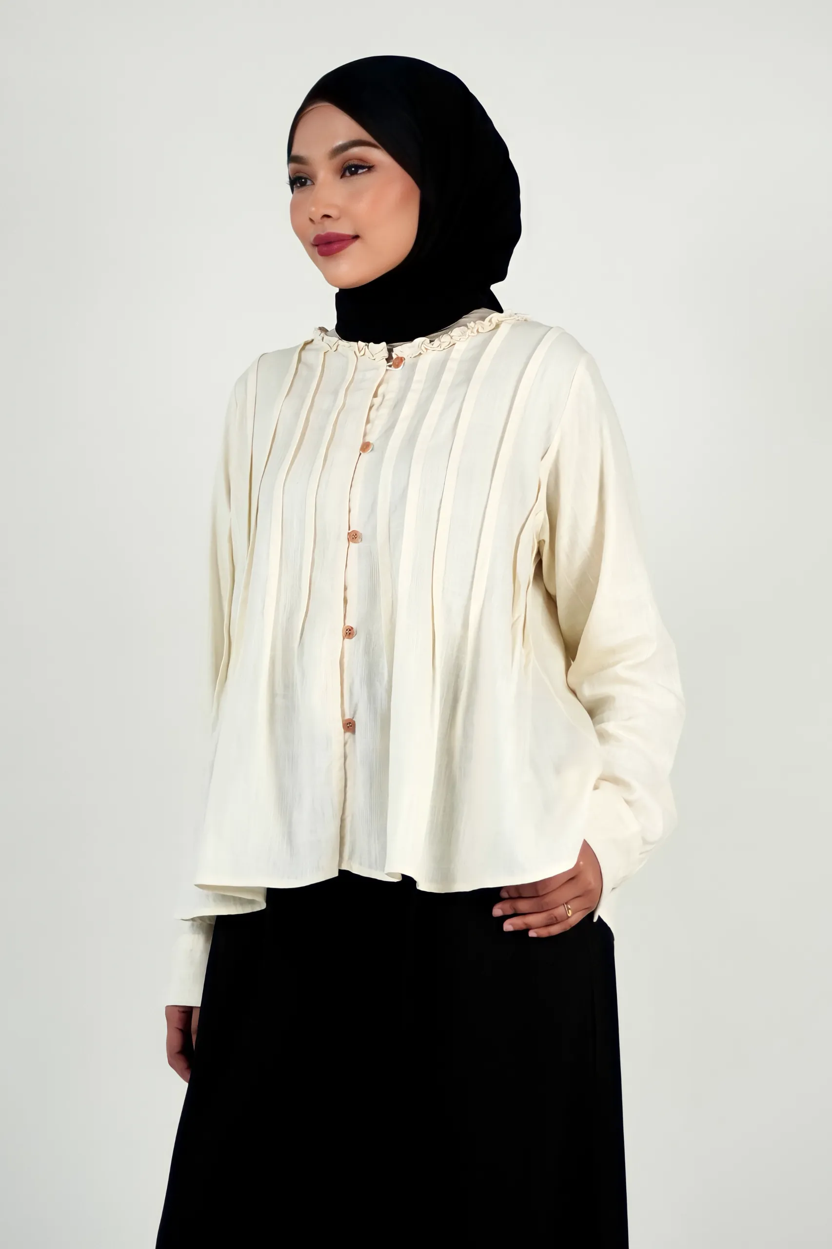 Nitta Button Blouse
